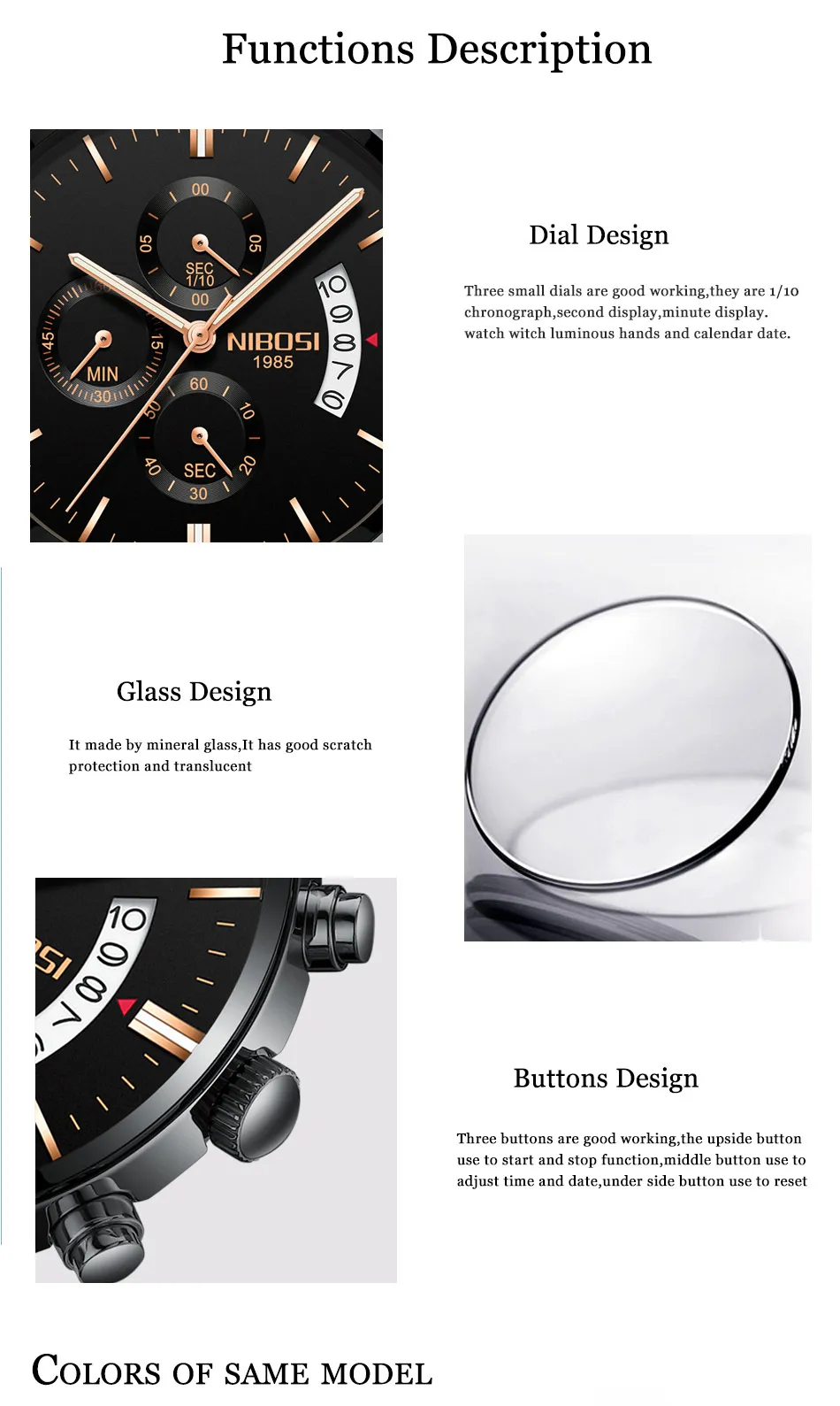 2019 New Original NIBOSI Sports Watches For Men Watch Top Brand Luxury Waterproof With Date Fashion Dress Wrist-watch Relojes (6)