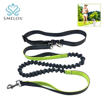 

Multi-Function Adjustable Retractable Hands Free Dog Lead leash Nylon Reflective dog training Running Leash pet dog accessories