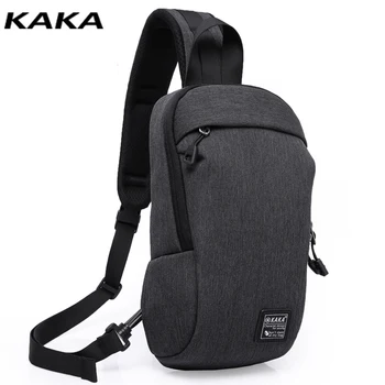 

KAKA fashion male Chest Bag Oxford Messenger Crossbody Bags Men new Shoulder Bags Waterproof Short Trip anti theft bag for men