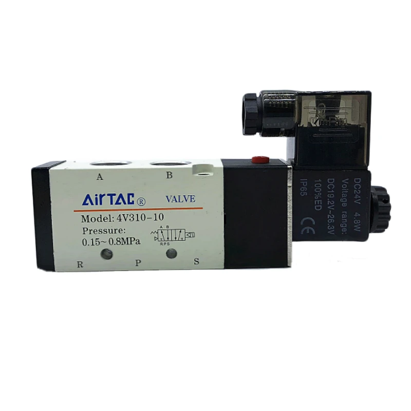 

4V310-10 two-position five-way solenoid valve AC220V DC24V electronically controlled air control valve ventilation valve