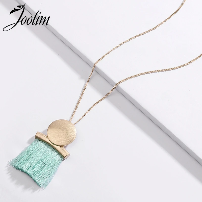 

Joolim Jewelry Wholesale/Cute Gray White Blue Pink Tassel Pendant Neklace Valentines day gift