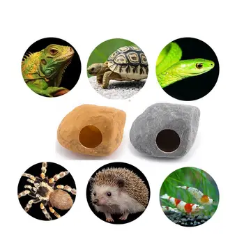 

Reptile Box Lizard Snake Spider Scorpion Hamster Cave Nest Aquarium Decoration Fashion