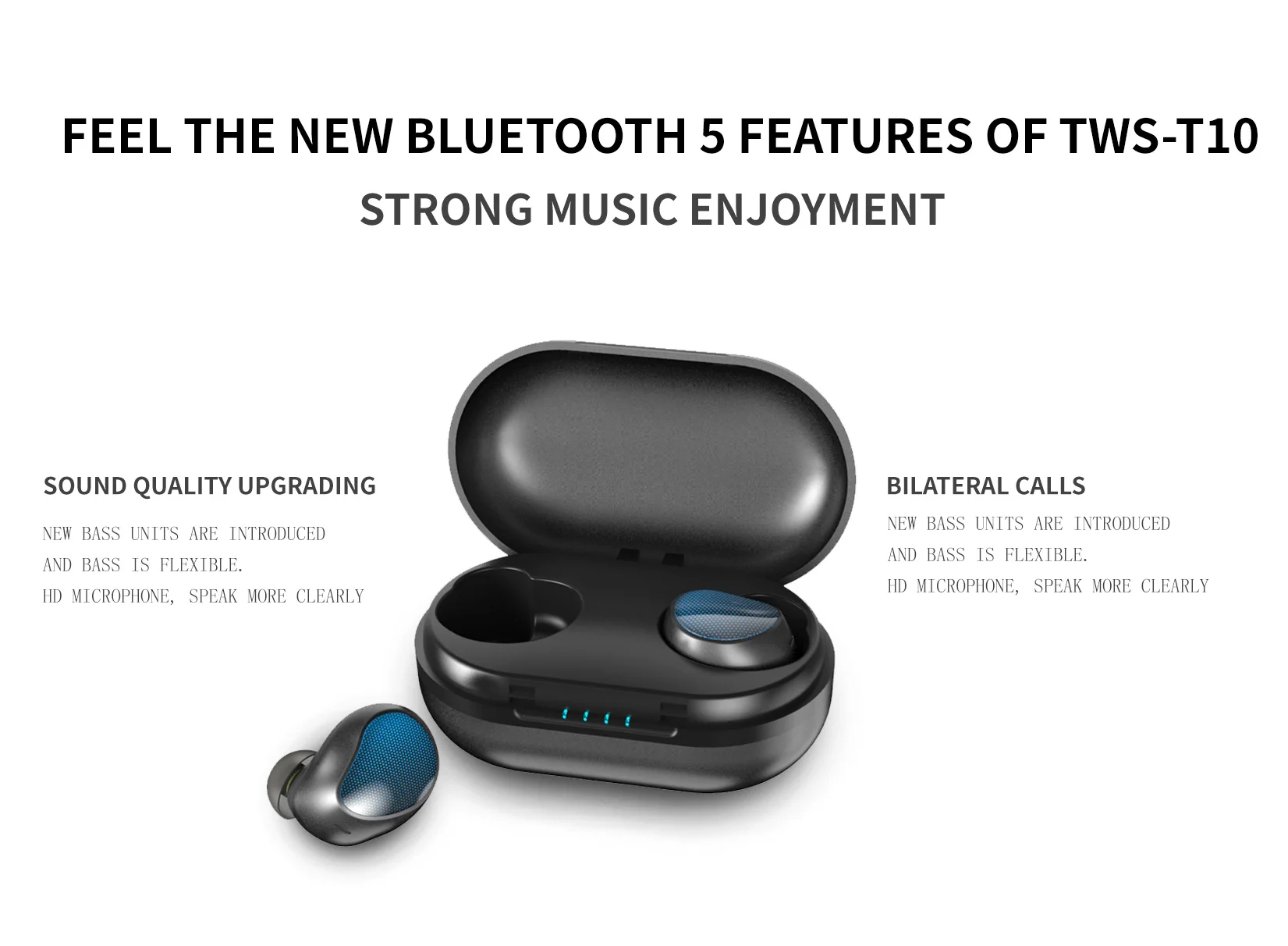 YINYOO Bluetooth 5,0 TWS беспроводные наушники Blutooth шумоподавление наушники IPX7 водонепроницаемый Встроенный микрофон наушник