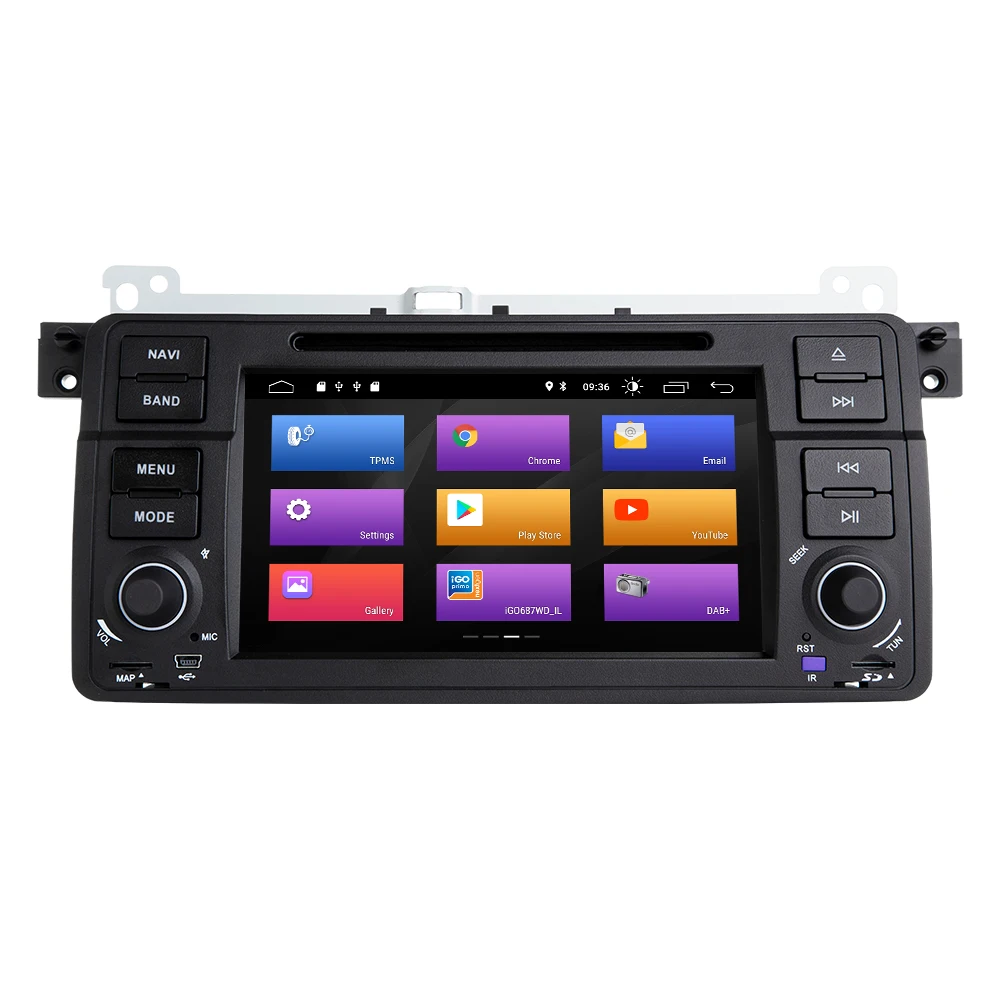 Josmile 1 Din Android 9,0 gps навигации для BMW E46 M3 Rover 75 Coupe 318/320/325/330/335 автомобильное радио DVD плеер Wi-Fi стерео