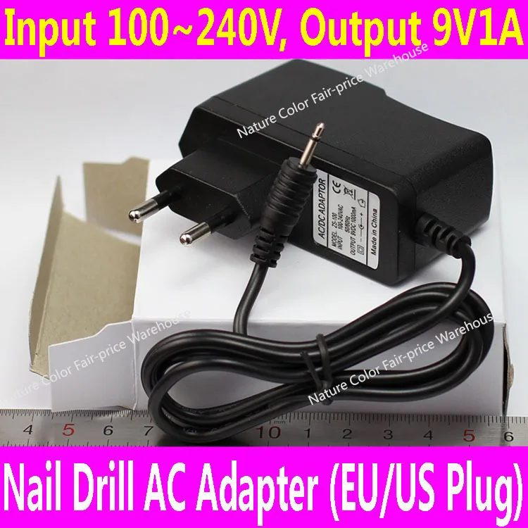 Электрическая дрель для ногтей с европейской вилкой 9 в|adapter voip|adapter acplug adapter europe |