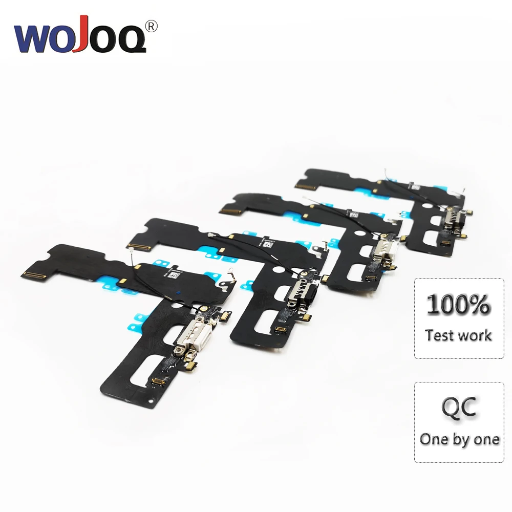 

New Charging Flex Cable For iPhone 6 6S 7 7 Plus USB Charger Port Dock Connector With Mic Flex Cable 6 7Plus Charging Flex parts