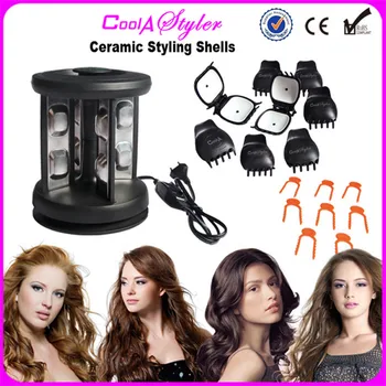 

Magic Solid Ceramic Styling Shell DIY Electric Hair Curling Iron Hairstyling Roller waving Curler Tool Styler Salon Spiral Wave