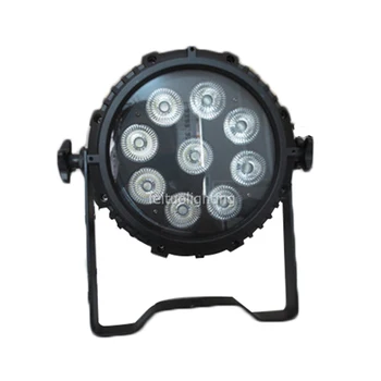

High Brightness Par Led Waterproof 9x18w RGBWA UV 6in1 DMX Led Par IP65 Stage Lighting Disco Party Wedding Outdoor Led Par Light