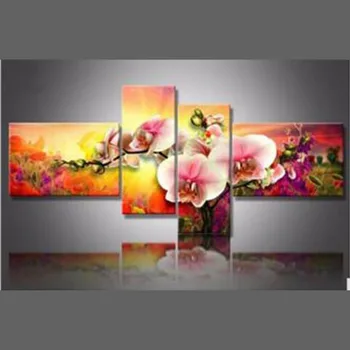 

Flower 5D DIY Diamond Painting Cross Stitch 4 pcs/set Calla Flower Rhinestone Mosaic Diamond Embroidery home decor wall art TT4