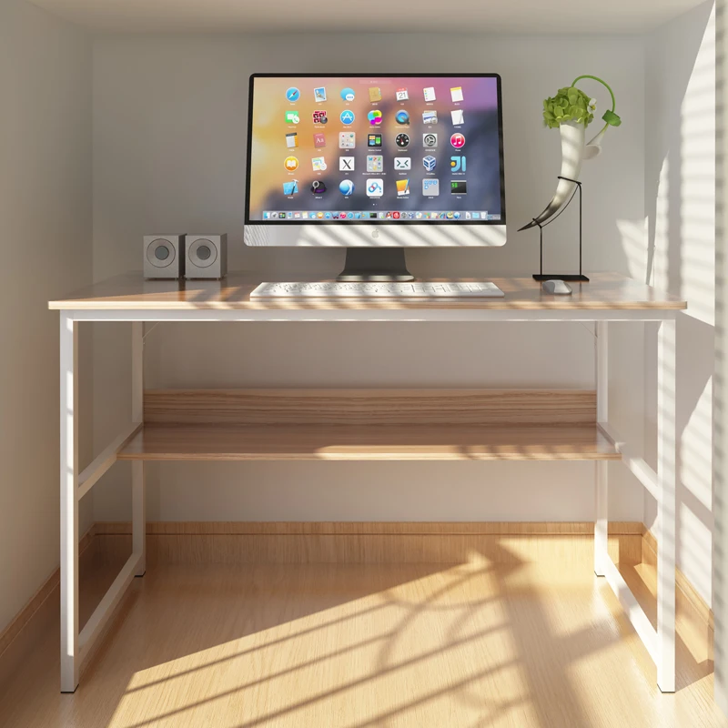 table One desktop computer desk writing notes with a simple minimalist