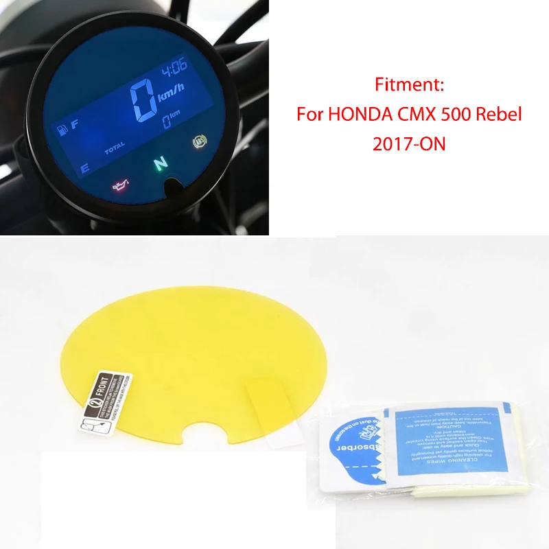 CMX 500 Motorcycle Blu-ray Cluster Screen Scratch Protection Film Speedometer Cover Guard For HONDA 2017 2018 Rebel | Автомобили и