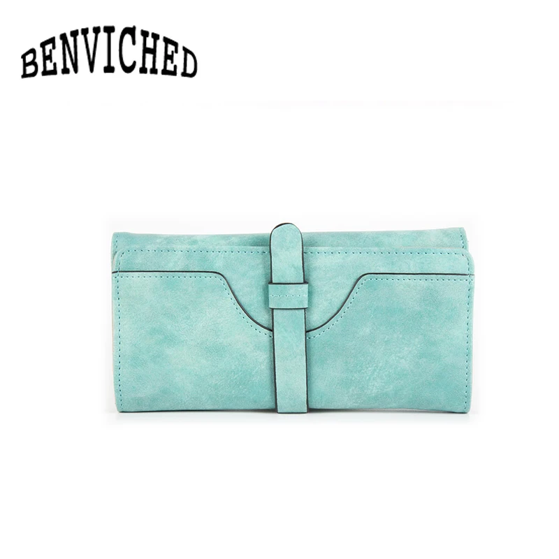 

BENVICHED 2017 new ladies wallet simple women's wallet Korean version of the long paragraph fashion bag R359