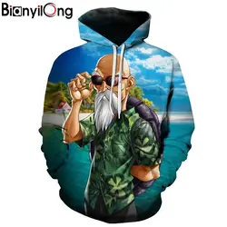 BIANYILONG Аниме толстовки Для мужчин Dragon Ball пальто случайная мужской куртка Moleton Masculino Тонкий хлопок Для мужчин s кофты хип-хоп