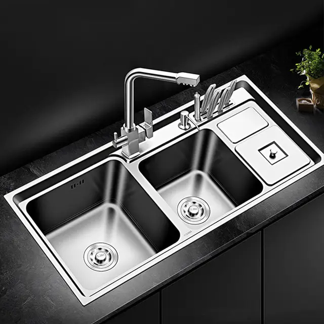 American Standard Edgewater Zero Radius Dual Mount Stainless Steel