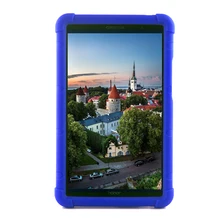 Силиконовый чехол MingShore для huawei MediaPad T3 8,0 KOB-L09/W09 со встроенным ремешком на руку резиновый чехол для huawei T3 8 Tablet Case