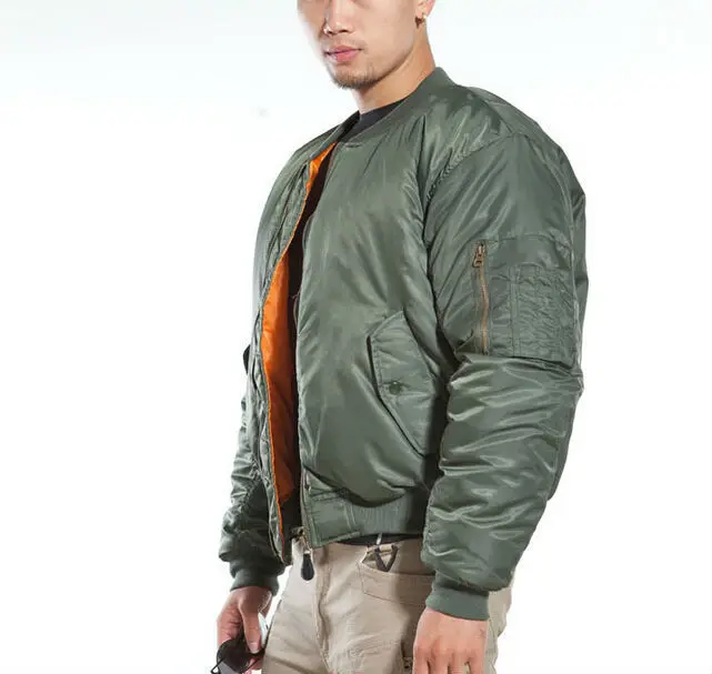 Mens U.S Army Military Classic Bomber Flight Jacket Pilot jacket Air