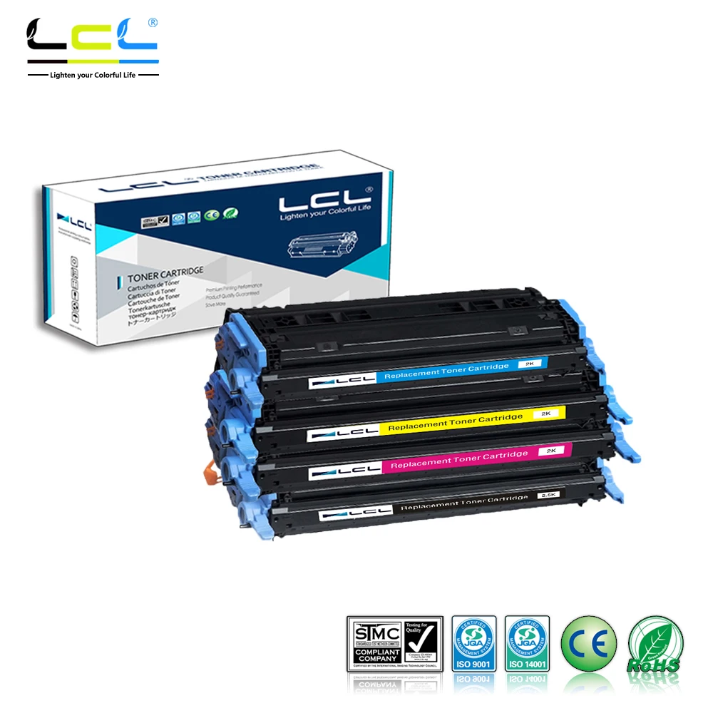 

LCL 707 CRG707 307 CRG-307 (4-Pack Black Cyan Magenta Yellow) Toner Cartridge Compatible for Canon i-SENSYS LBP5000/5100