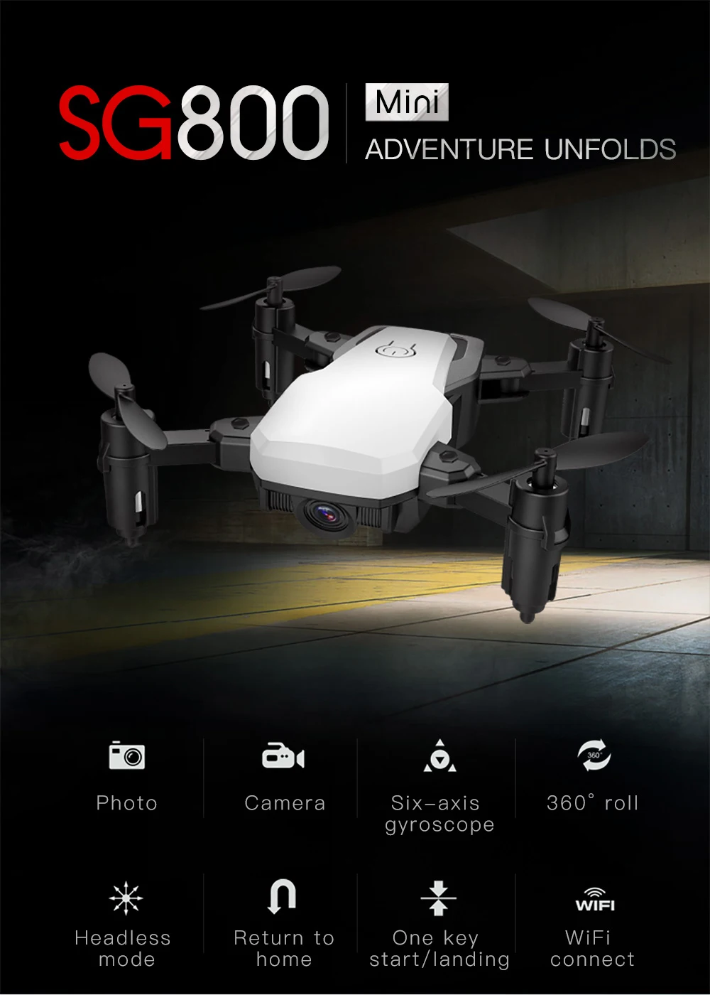 1.Drone VS E58 VS VISUO XS809HW JJRC X12 High Hold Mode Foldable Arm Wide Angle HD Camera no cam RC Quadcopter Quadrocopter Dron