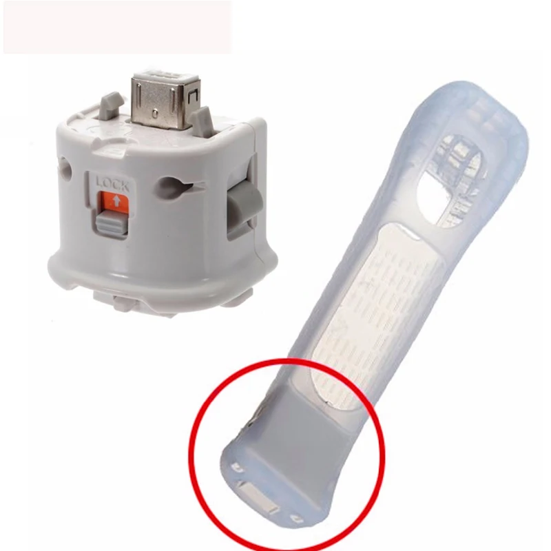 New Arrival White/Black Motion Plus Sensor For Nintendo Wii Console