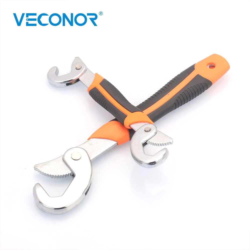 

9-32mm Quick Snap Grip Adjustable Spanner Wrench Tool Set Pipe Wrench Household Hand Tools