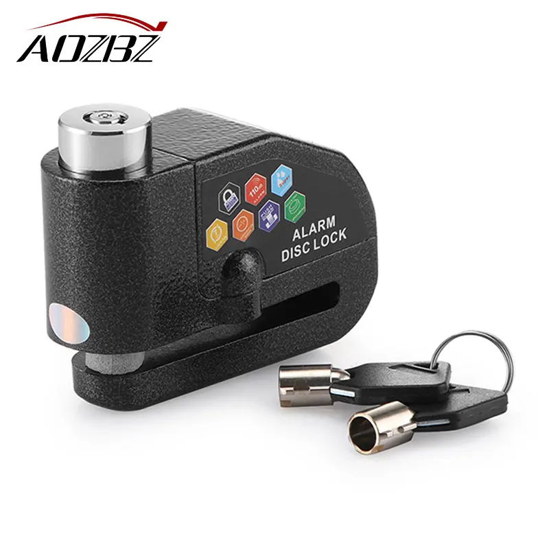 110DB Motorcycle Alarm Lock Bicycle Pit Bike Scooter Anti-theft Wheel Disc Brake Security Safety Siren | Автомобили и мотоциклы