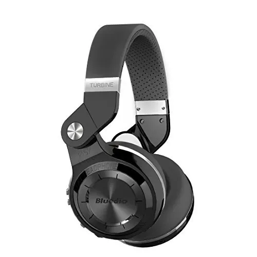 

Bluedio Turbine T2 Wireless Bluetooth Headphones with Mic, 57mm Drivers/Rotary Folding