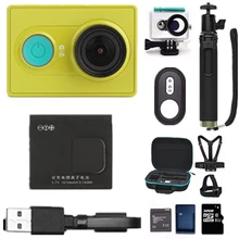 Оригинал xiaomi yi действий камеры 1080 P 60fps 16MP wifi Bluetooth 4.0 Смарт Спорт путешествия Водонепроницаемая Камера дополнительный аксессуар mi