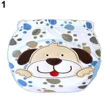 Популярные Детские Многоразовые моющиеся подгузники с милыми рисунками; Детские тренировочные штаны для младенцев; подгузники