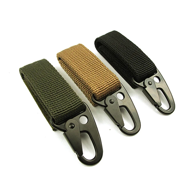 Outdoor D-Carabiner Key Hook Camo Webbing Buckle Hanging System for Hiking Climbing Camping Outdoor D-Carabiner Key Hook Camo Webbing Buckle Hanging System for Hiking Climbing Camping