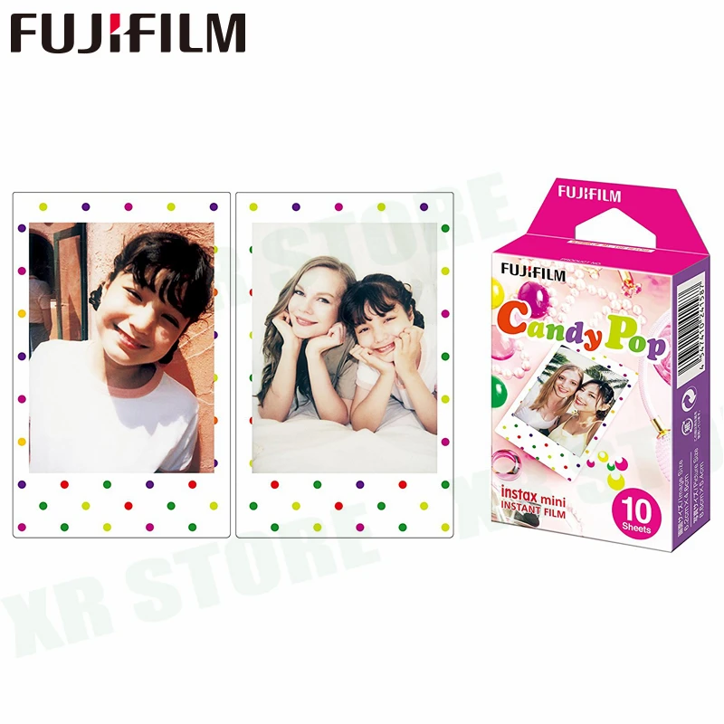 Fujifilm Instax Mini 8 9 пленка Конфета поп Фудзи мгновенная фотобумага 10 листов для 70 7 s 50 s 50i 90 25 Share SP-1 2 Lomo camera