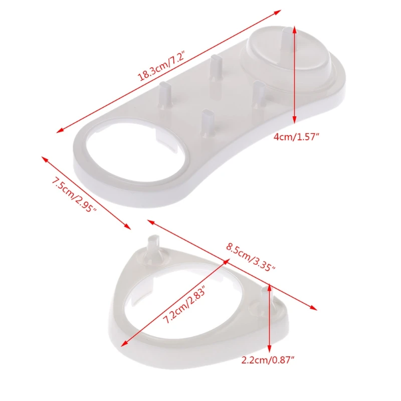 Бренд Электрический держатель для зубных щеток пластиковая зубная щетка ванная комната Кронштейн зарядное устройство отверстие для