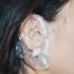 100 Pcs/bag Hair Salon Ear Protect Cover Shields Disposable Waterproof Earmuffs Hair Dye Hairdressing Tool Accessories S3 100 Pcs/bag Hair Salon Ear Protect Cover Shields Disposable Waterproof Earmuffs Hair Dye Hairdressing Tool Accessories S3