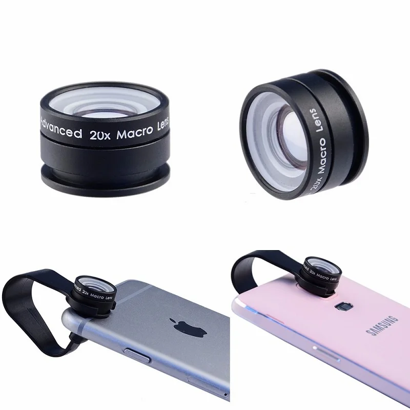 20X Lens Universal Detachable Mobile Phone Macro Lens Super Microscope
