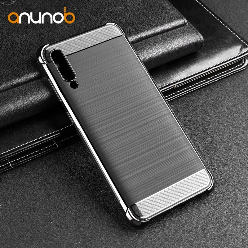 

Case For Samsung Galaxy A30 A50 A40 A10 A70 Case Silicone Cover Shockproof Carbon Fiber Phone Case For Samsung A30 A 30 Cover