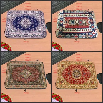 

New Arrival Customized Support Persian Carpet Rubber Gaming Mouse Pad Computer Notebook Non-Slip Mousepad 18*22/25*20/29*25*2cm