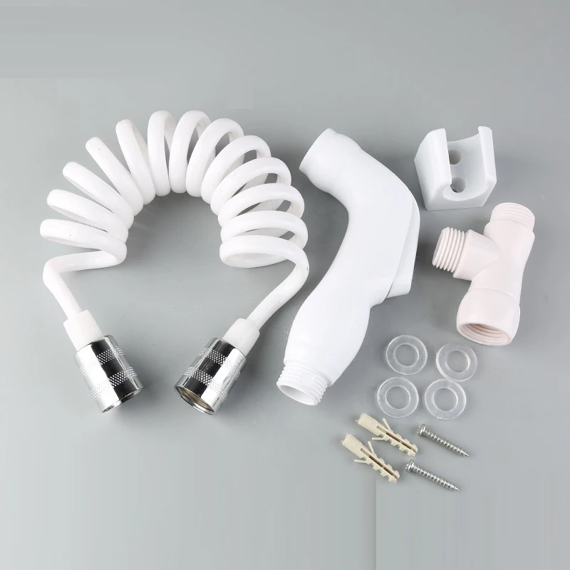 

New Convenient Spring Type Cleaning Bidet 1.5m Hose Set Wholesale SHAKL214K