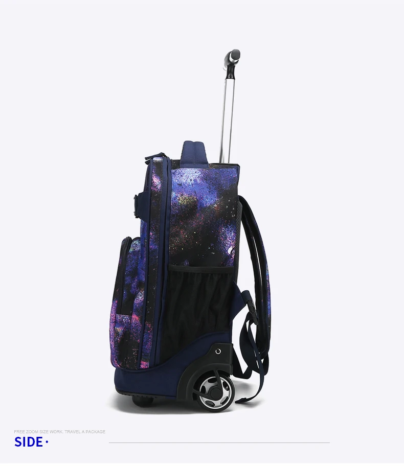 Бренд творческий рюкзак водонепроницаемый багажа моды 18 дюйм(ов) студенты ранец Путешествия Многофункциональный чемодан мужчины деловая