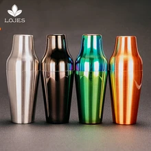 600 мл Нержавеющая сталь французский шейкер классический и элегантный для бара, для бармена барные шейкер для коктейлей мартини смеситель