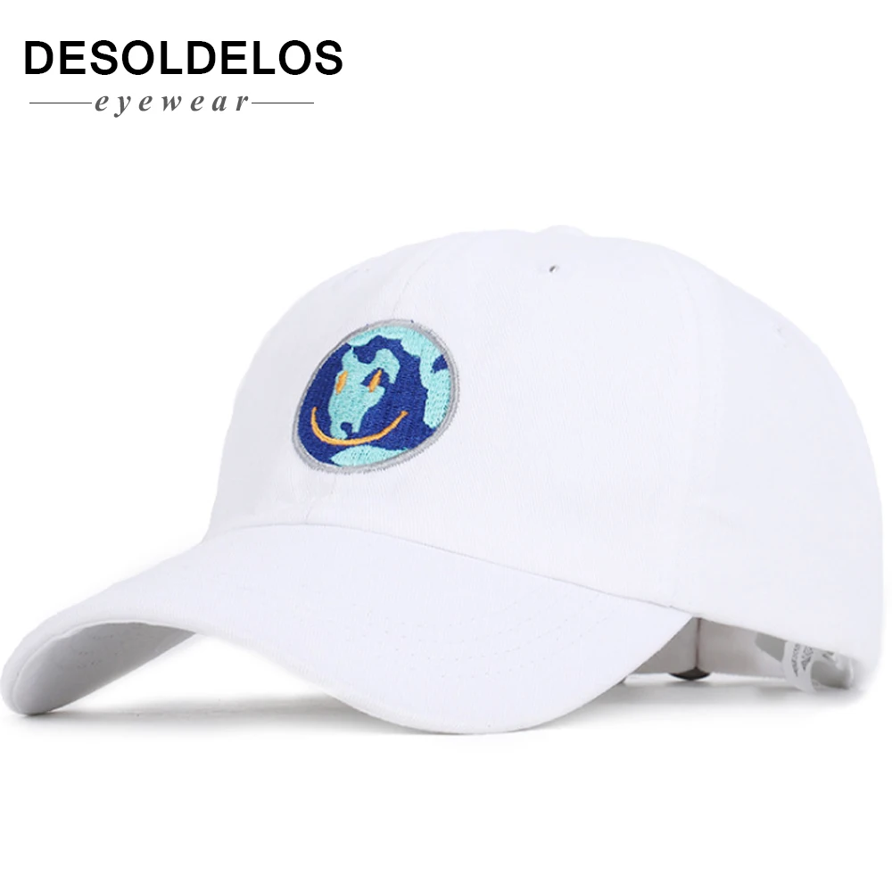 

100% Cotton Dad Hat Happy Face Travis S cott Latest Album Astroworld Cap Travis Embroidery Baseball Caps 2019 New