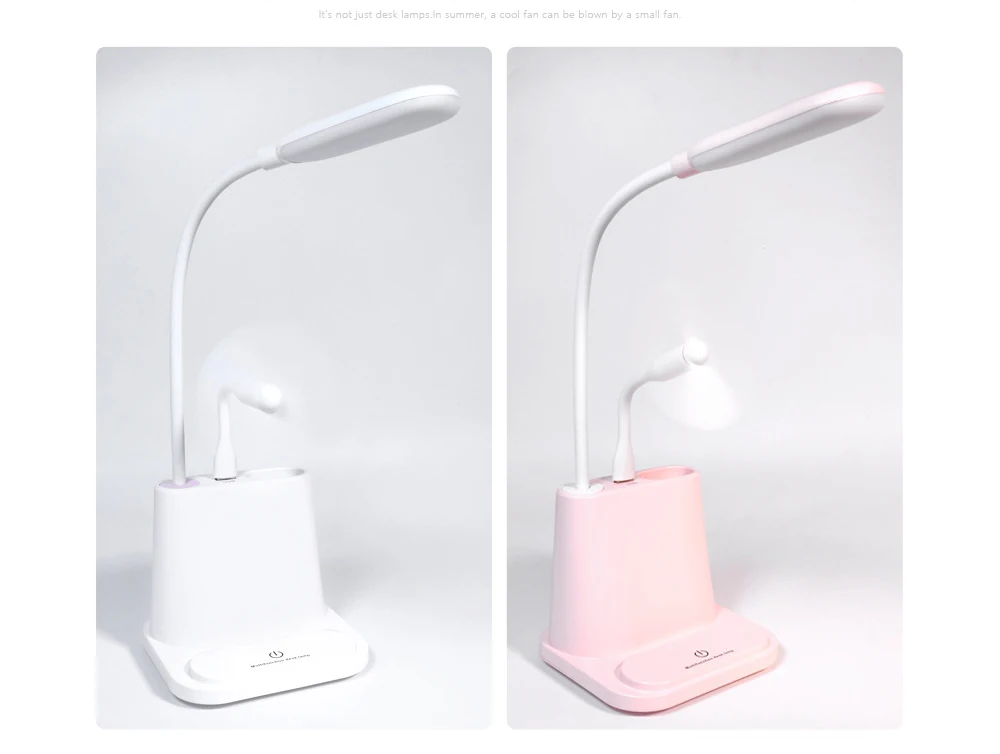 Креативная Светодиодная настольная лампа для чтения, лампа для детских столов, держатель ручки для телефона, зарядка через usb, сенсорная защита для глаз, светодиодное освещение