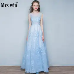 Robe De Soiree/Новинка 2018 года, элегантные вечерние платья трапециевидной формы с круглым вырезом, Классические кружевные вечерние платья для