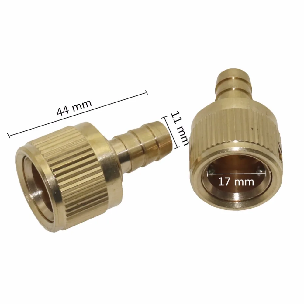 

1/2' garden hose connector brass homebrew Garden water pipe fittings Car wash Watering clean quick connector water adaptor