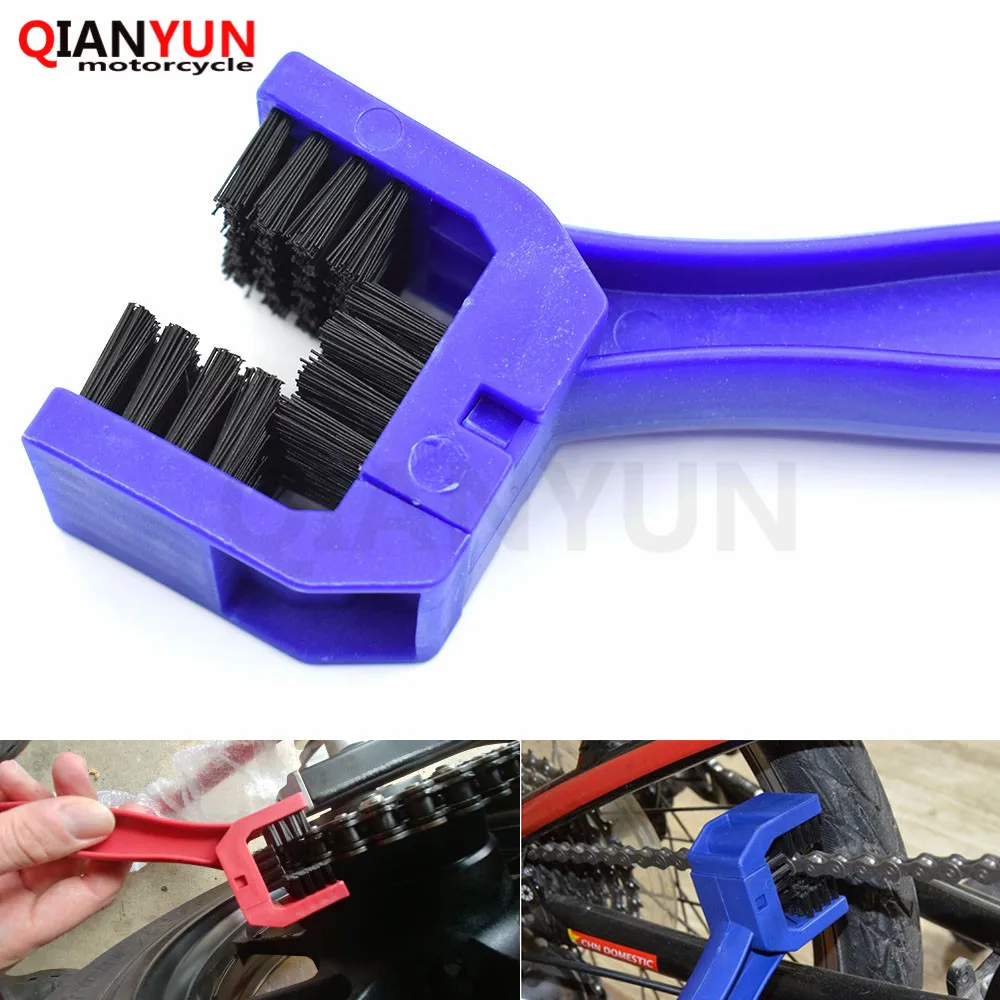 

Universal Motorcycle Bicycle Chain Gear Cleaning Brush Scrubber Cleaner Tools For Yamaha FZ1 FZ6 Fazer FZ8 FZ6R XJ6 MT-07 MT-09