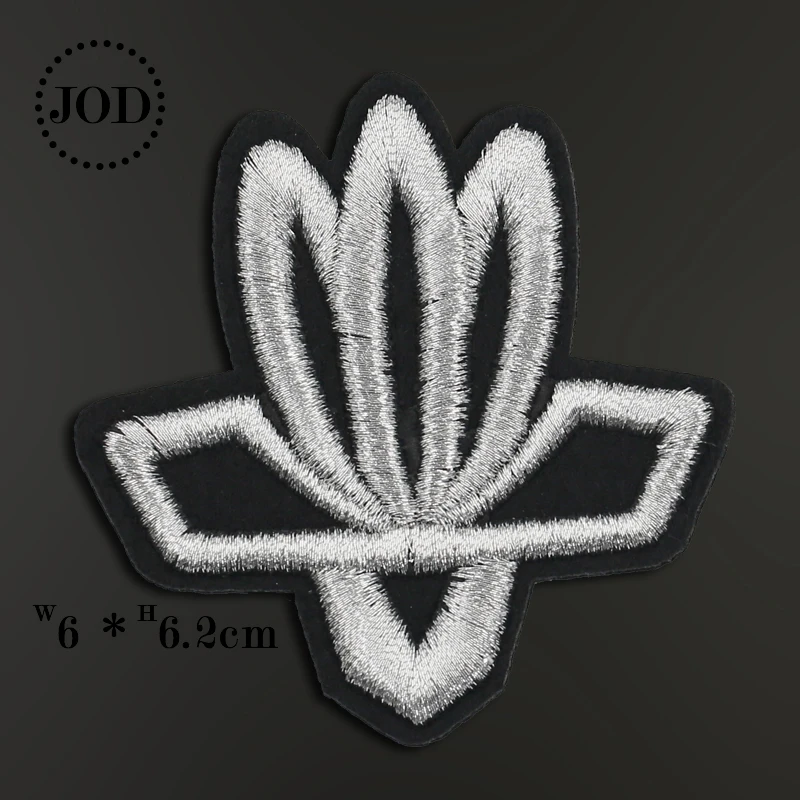 Back Badges Sew on Clothes Patch Embroidery Applique Skull Gun Iron Biker Patches for Clothing Punk Hippie Stickers Trend JOD - Цвет: 12
