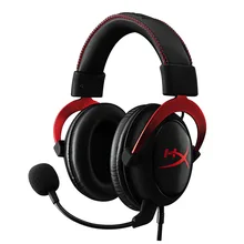 kingston HyperX Cloud II Hi-Fi игровая гарнитура для ПК PS4 Xbox 7,1 виртуального объемного звука с Шум микрофон с функцией шумоподавления