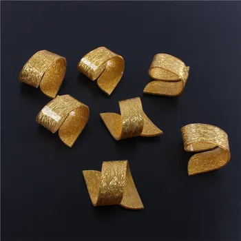 

Free Shipping fast delivery Gold Silver Bulk Napkin Rings Decorative Napkin Holder for Weddings Party Decoration 100pcs/lot