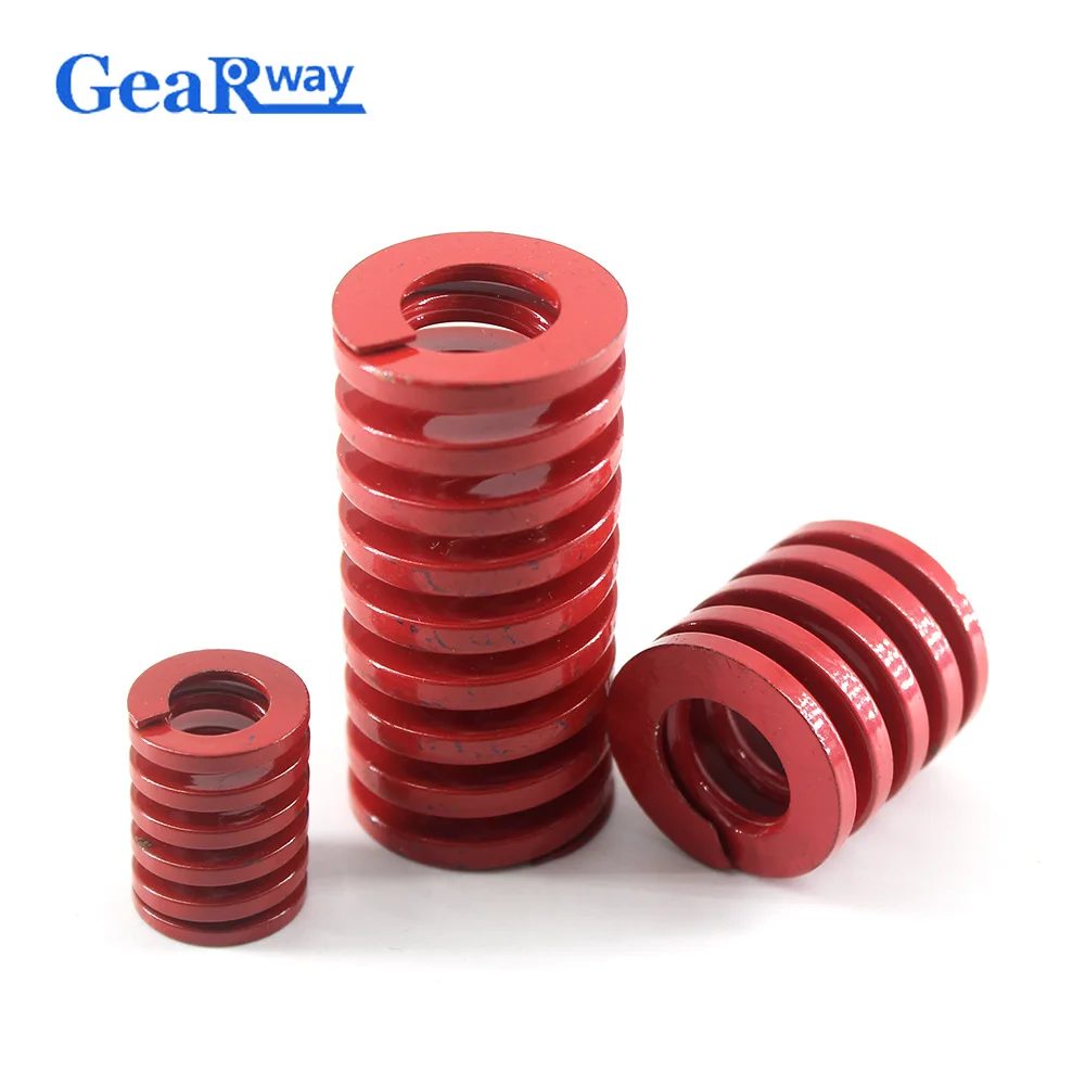 

Gearway Red Compression Spring Medium Loading Mold Spring TM27x25/27x30/27x35/27x50/27x55mm Mould Die Compression Spring