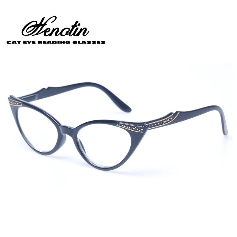 Brand Fashion Cat Eye Glasses Retro Vintage Female Spring Hinge Reading Glasses Men Women Presbyopia Glasses