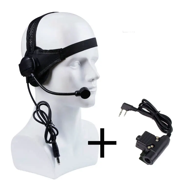 Тактическая гарнитура Selex TASC1, стандартный штекер, микрофон с Kenwood PTT Walkie Talkie CS Games, охота, страйкбол, наушники-3