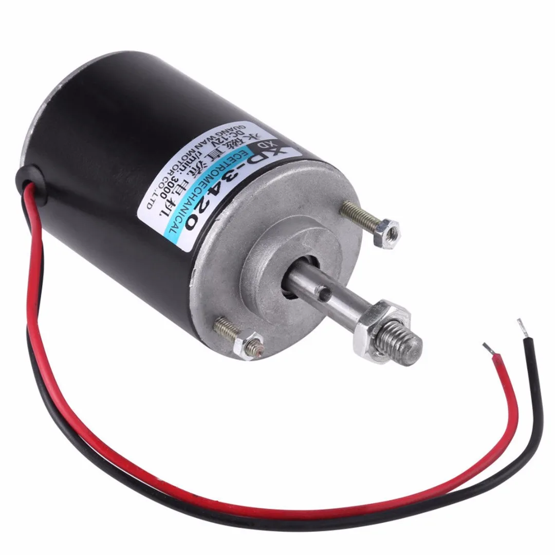 1pc New 30W Mini Micro DC Speed Motor 12/24V Permanent Magnet Electric DC Motor CW/CCW For DIY Generator